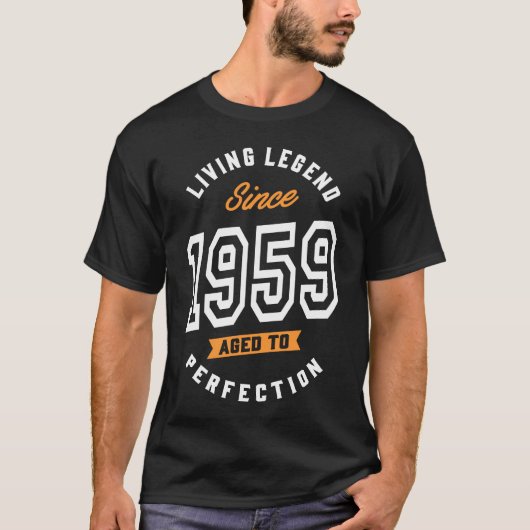 Leven sinds 1959 t-shirt (Voorkant)