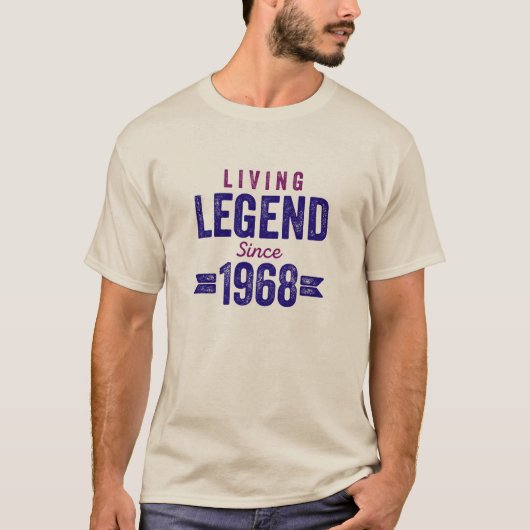 Leven sinds 1968. t-shirt (Voorkant)