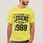 Leven sinds 1988 t-shirt (Voorkant)