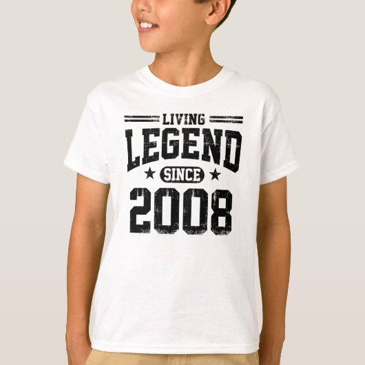 Leven sinds 2008 t-shirt (Voorkant)