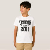 Leven sinds 2011 t-shirt (Voorkant volledig)