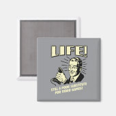 Leven: Slecht substituut voor videogames Magneet (Voorkant / Achterkant)