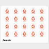 Leven Staat Gelijk Aan Hoop – Pro-Life Bewustzijn Ronde Sticker (Vel)
