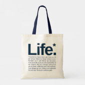 Leven* Tote Bag (Achterkant)