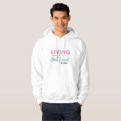 Leven uit luide hoodie (Voorkant volledig)