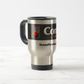 Leven van cones Travel Mug Reisbeker (Voorkant links)