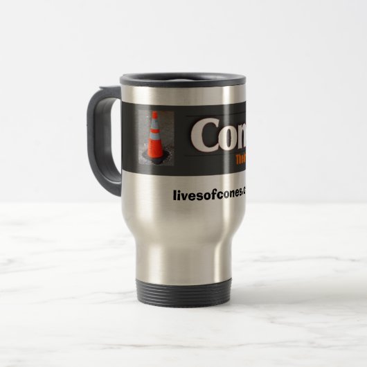 Leven van cones Travel Mug Reisbeker (Voorkant links)