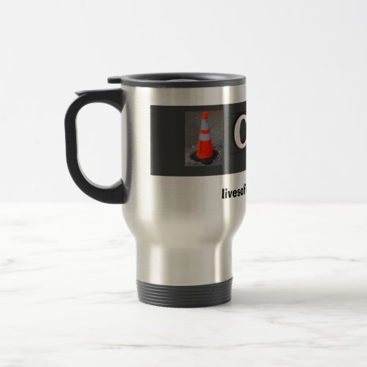 Leven van cones Travel Mug Reisbeker (Links)
