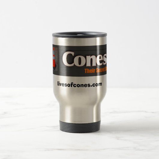 Leven van cones Travel Mug Reisbeker (Center)