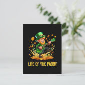 Leven van de aardappel, St. Patrick's Day Informatiekaartje (Staand voorkant)