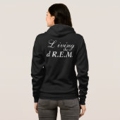 Leven van de dR.E.M Fleece Hoodie (Achterkant volledig)