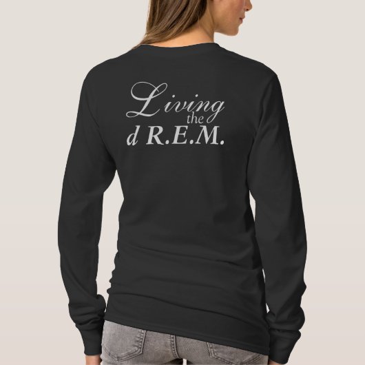 Leven van de dR.E.M lange hoes T T-shirt (Achterkant)