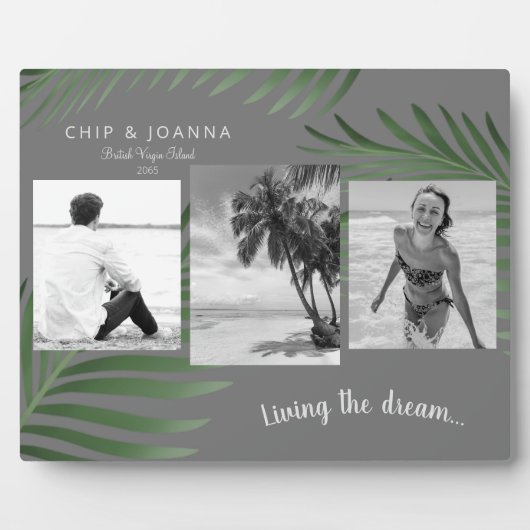 Leven van de droom 3 Fotopalmavalatie Fotoplaat (Voorkant)