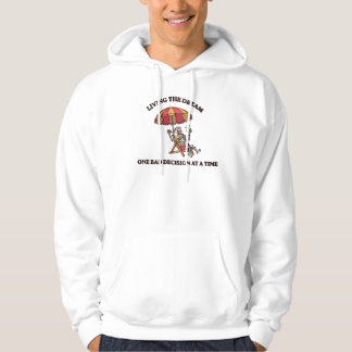 Leven Van De Droom Sarcastisch Strand Skelet Grafi Hoodie