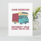 Leven van de levenscyclus van de RV Feestdagenkaart (Staand voorkant)