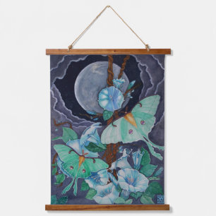 Leven van de Maan Hangend Wandkleed