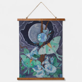 Leven van de Maan Hangend Wandkleed