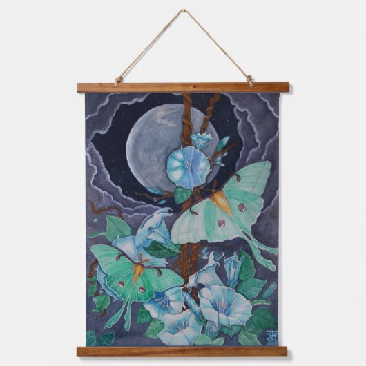 Leven van de Maan Hangend Wandkleed (Voorkant)