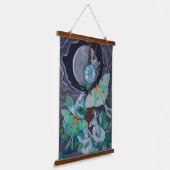 Leven van de Maan Hangend Wandkleed (Gebogen)
