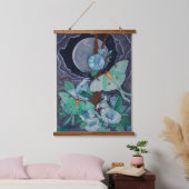 Leven van de Maan Hangend Wandkleed (Slaapkamer)