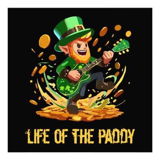 Leven van de paddy, St. Patrick's Day Foto Afdruk (Voorkant)
