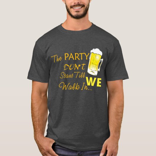 Leven van de partij t-shirt (Voorkant)