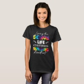 Leven van de scrubs Life Certified Nursing T-shirt (Voorkant volledig)