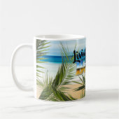 Leven van de strand koffiemok (Links)