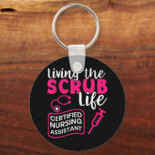 Leven van de struiken _ Gecertificeerde verpleegas Sleutelhanger (Voorkant)