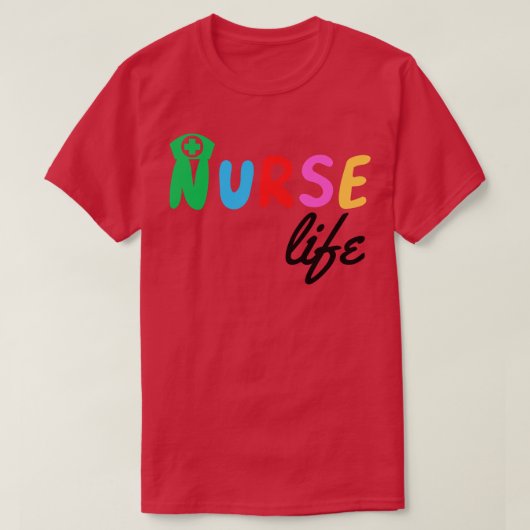 Leven van de verpleegster 5 t-shirt (Design voorkant)