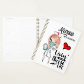 Leven van die verpleegster Kaukasisch dagblad humo Planner (Display)