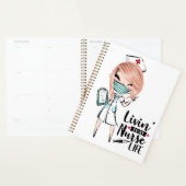 Leven van die verpleegster Kaukasische humor verpl Planner (Display)