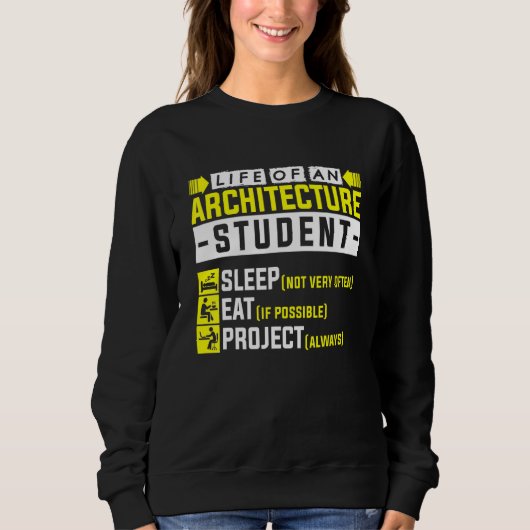 Leven van een architectuurstudent Architect Trui (Voorkant)