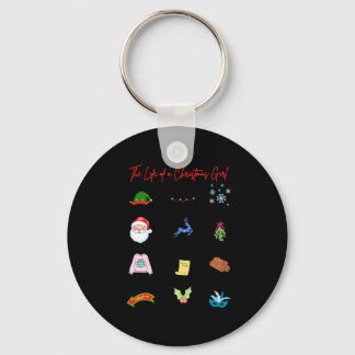 Leven Van Een Kerst Meisje Era Nk Strik Preuts Coq Sleutelhanger