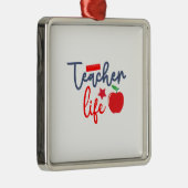 Leven van een leraar metalen ornament (Rechts)