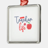 Leven van een leraar metalen ornament (Links)