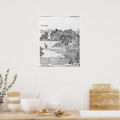 Leven van een Mandarijns Poster (Keuken)