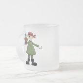 Leven van een piraat matglas koffiemok (Voorkant links)