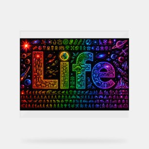 Leven van een Starkind Ruimthema Schuimkartonpri Acryl Bord