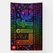 Leven van een Starkind | Ruimthema Schuimkartonpri Spandoek (Verticaal)