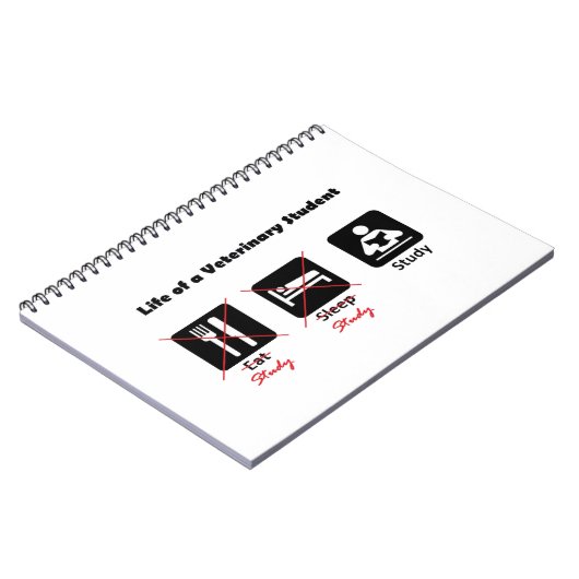 Leven van een Vet Student-laptop Notitieboek (Linkerzijde)