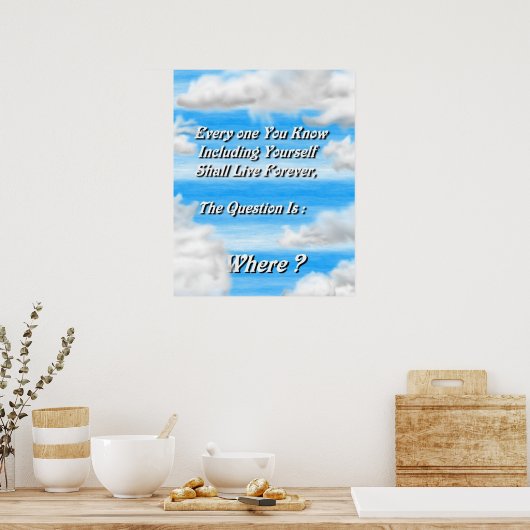 Leven van Forever Poster (Keuken)