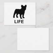 leven van Franse buldog Notitiekaartje (Voorkant / Achterkant)
