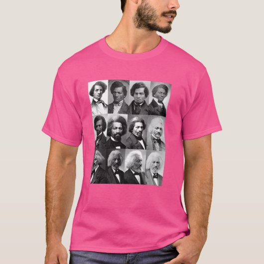 Leven van Frederick Douglass Shirt-Retro Black His T-shirt (Voorkant)