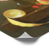 Leven van fruit en bloemen poster (Hoek)