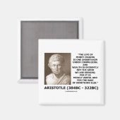Leven van geldmakende Compulsion Wealth (Aristotel Magneet (Voorkant / Achterkant)