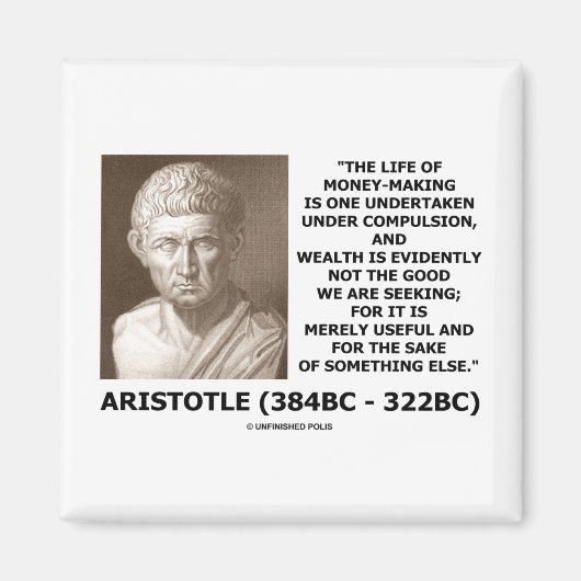 Leven van geldmakende Compulsion Wealth (Aristotel Magneet (Voorkant)