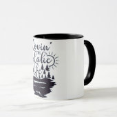 **LEVEN VAN HET ARBEIDSLEVEN** OP DEZE KOOL MOK (Voorkant rechts)