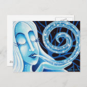 Leven van het Briefkaart van de winter (Voorkant / Achterkant)