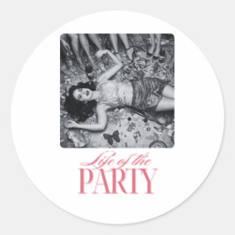 Leven van het Feest Design | Bruidsmeisjes Feest Ronde Sticker